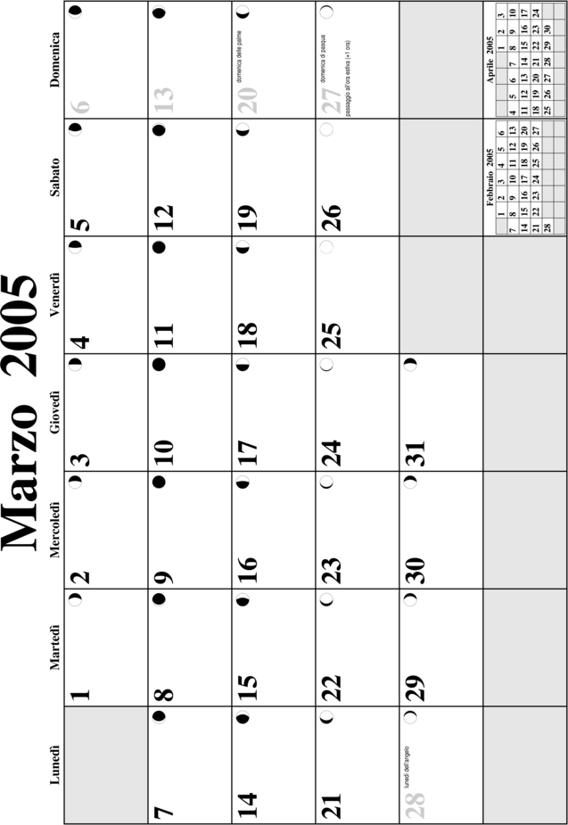 calendario